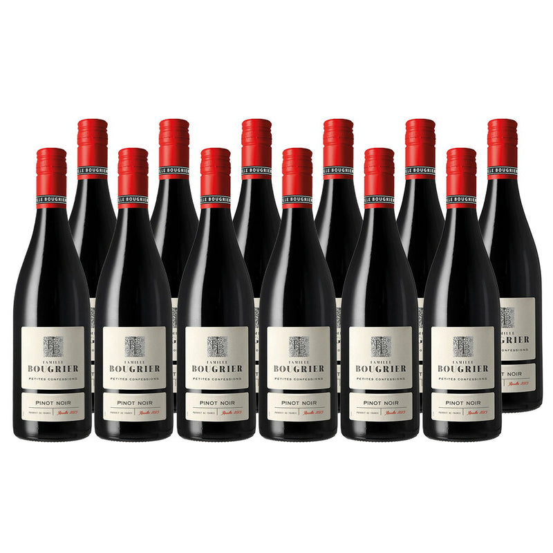 Bougrier Pinot Noir Petite Confession, Loire, France, 750ml, 12 Bottles, Red Wine