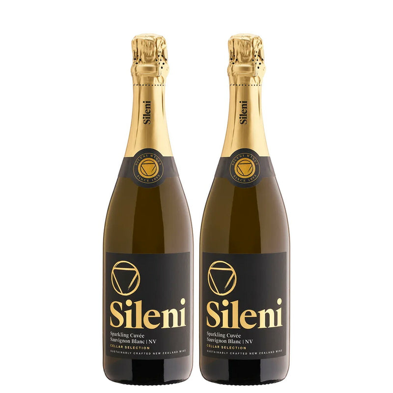 Sileni Sparkling Sauvignon Blanc 750ml 2 Bottles New Zealand Wine