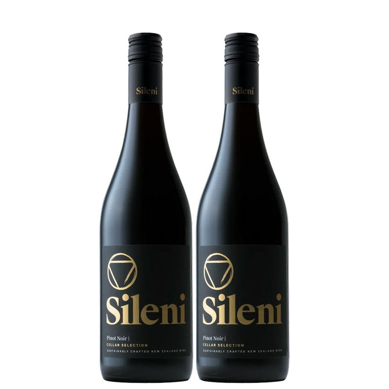 Sileni Cellar Selection Pinot Noir 750ml 2 Bottles New Zealand Wine