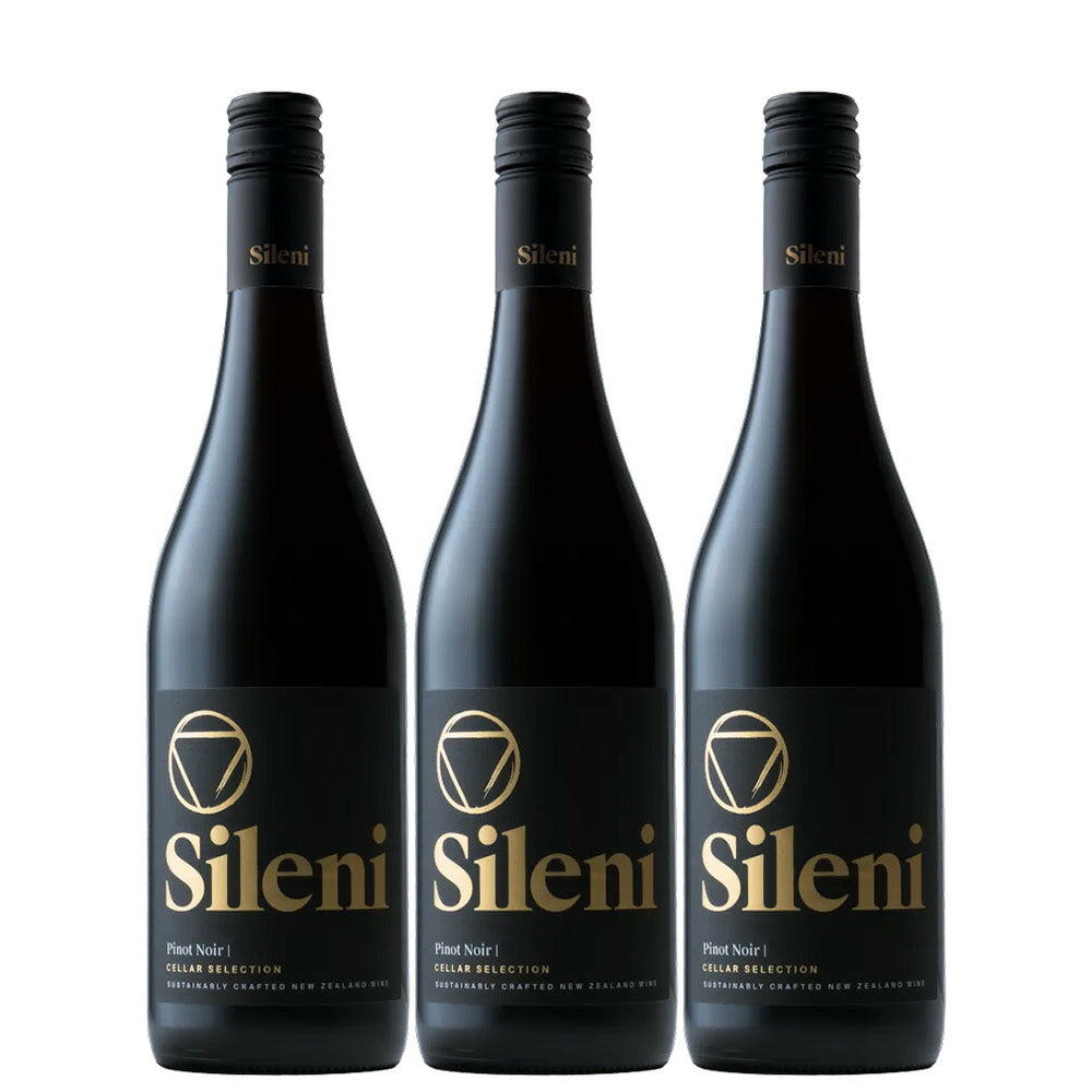 Sileni Cellar Selection Pinot Noir 750ml 3 Bottles New