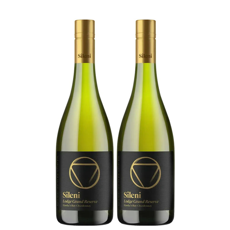 Sileni Grand Reserve Lodge Chardonnay 750ml 2 Bottles New Zealand Wine