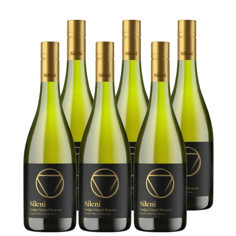 Sileni Grand Reserve Lodge Chardonnay 750ml 6 Bottles New Zealand Wine