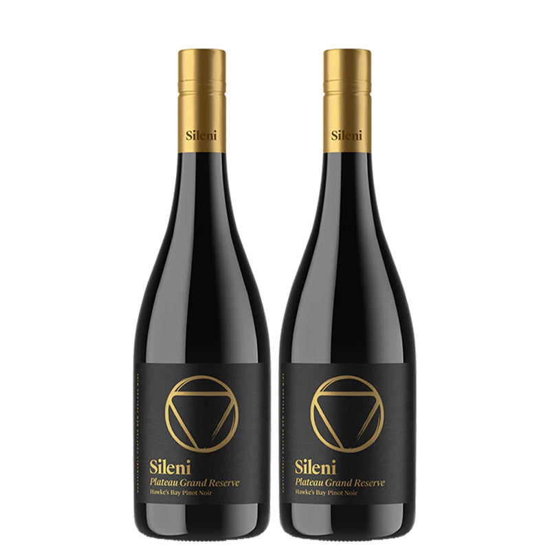 Sileni Grand Reserve Plateau Pinot Noir 750ml 2 Bottles New Zealand Wine