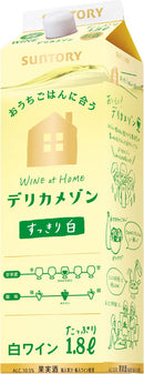Suntory Delica Maison white Wine Paper Pack 1.8L 1bottle