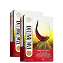 [2packs]Tavernello Italia Rosso Wine, Bag-in-Box, 3L x 2 packs