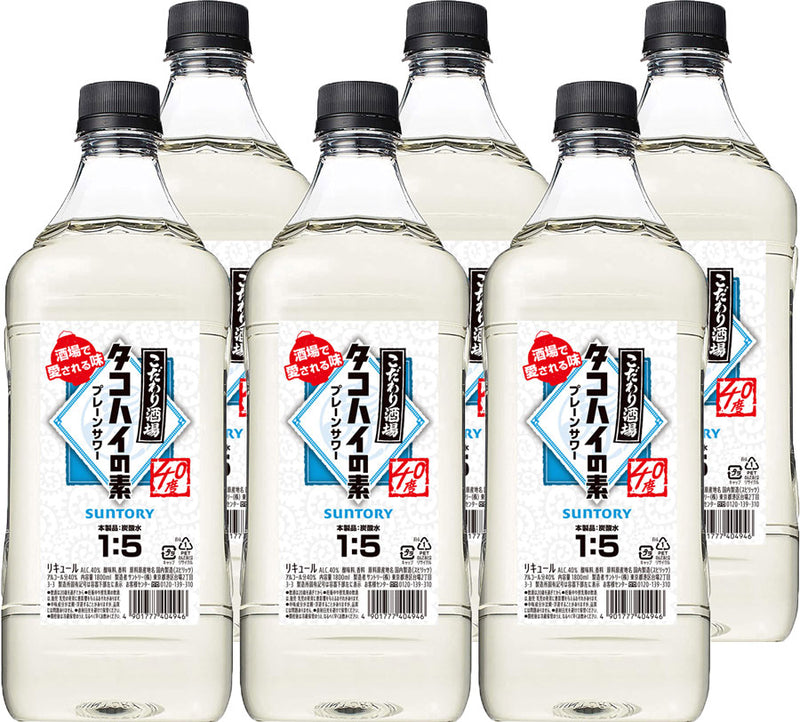 [1CS] 40% Suntory Cocktail Conch Kodawari Sakaba Takohai no Moto 1.8L × 6 bottles