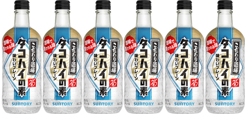Suntory KODAWARISAKABA TAKOHAI Conch 500ml 6bottles