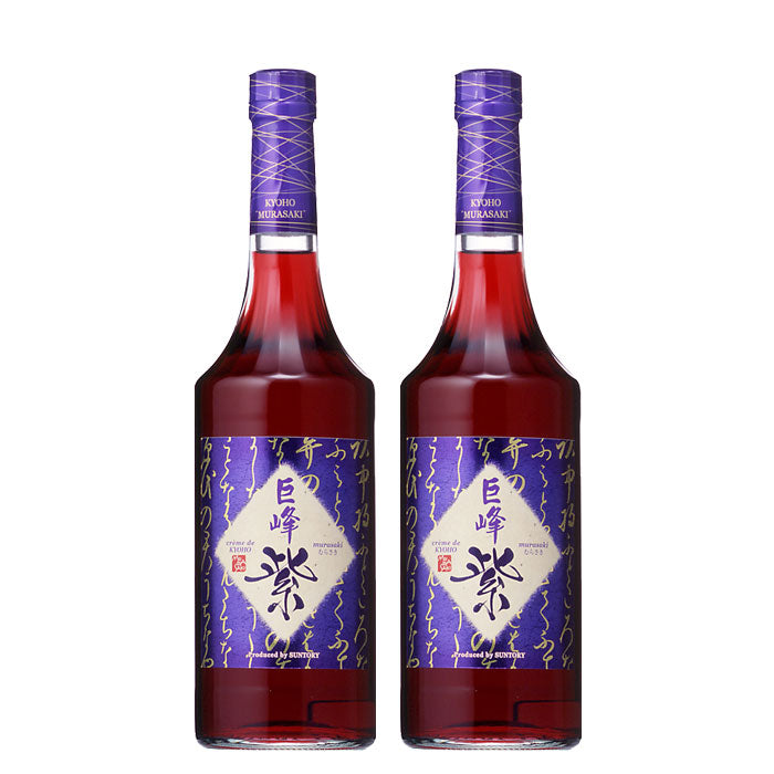 [2btls] Suntory Liqueur 16% Claimed Kyoho Purple 700ml × 2 bottles