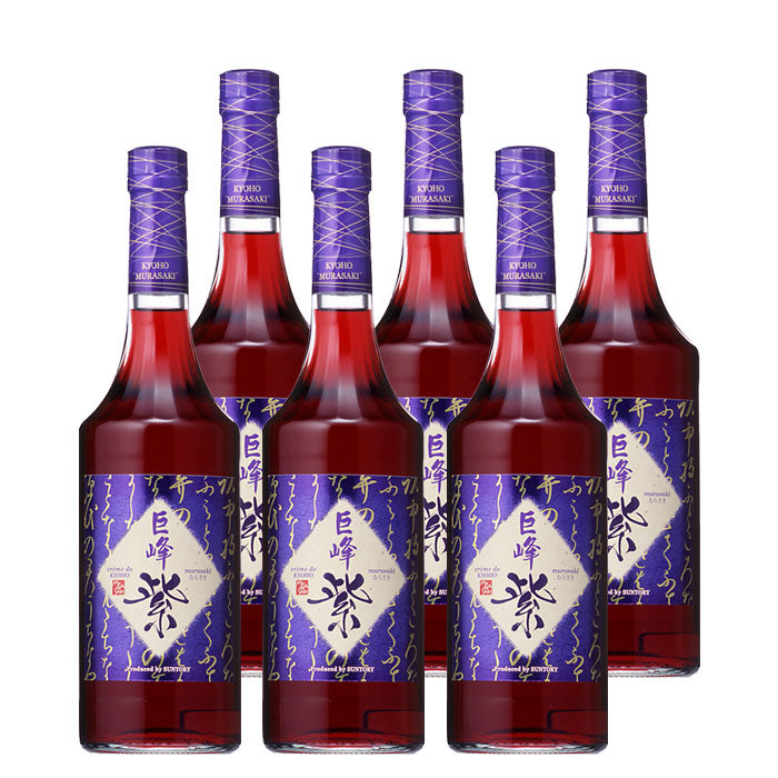 [6btls] Suntory Liqueur 16% Claimed Kyoho Purple 700ml × 6 bottles
