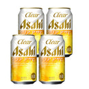 Asahi Clear Asahi, 350ml, 96 Cans, 4 Cases