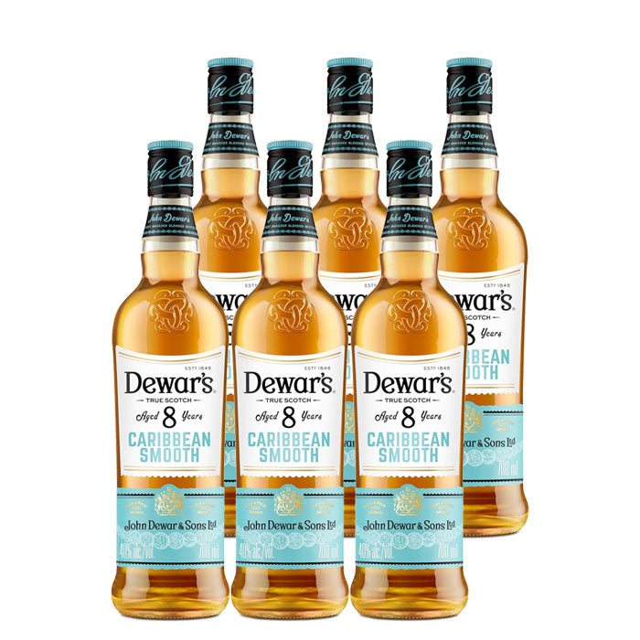 [1CS]Dewar's Aged 8 Years Caribbean Smooth 700ml x 6 Bottles