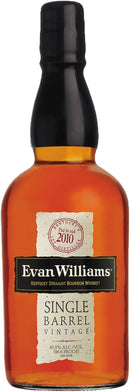 EVAN WILLIAMS SINGLE BARRLE BOURBON 43%ALC 750ml 1bottle
