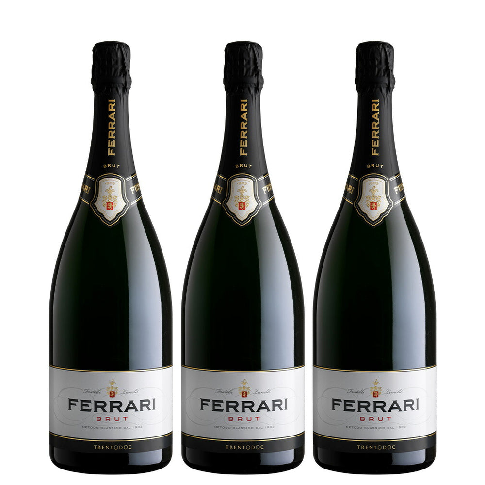 Ferrari Brut Limited Edition Sparkling White Wine 750ml 3bottle (with