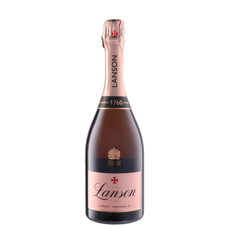 Lanson Champagne – Rosé Creation Brut 750ml (1 Bottle) – Product of France