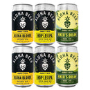 ALOHA BEER 355ml 3 types x 6 cans set