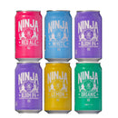 NINJA BEER, Craft Beer, 350ml Cans,5-Variety 6-Can Tasting Set