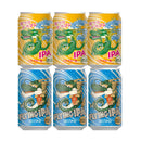 Echigo Beer Double Dragon IPA Flying IPA 6-Can Tasting Set, Craft Beer, 350ml Cans