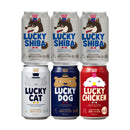 Limited Edition Kizakura LUCKY SHIBA+3 Classics Tasting Set ,Craft Beer ,350ml ,6 Cans