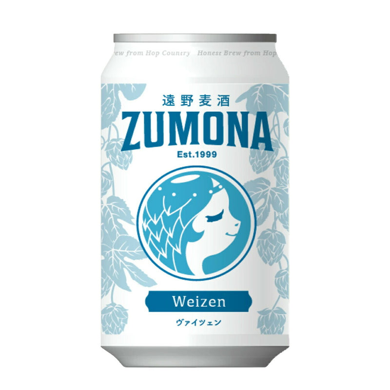 ZUMONA Beer Weizen, Craft Beer, 350ml Cans (1 Case / 24 Cans)