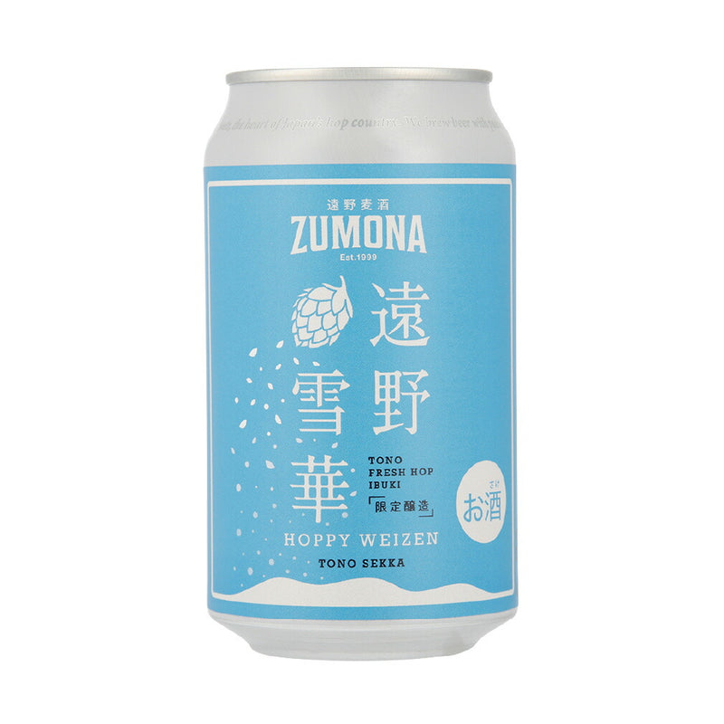 Limited ZUMONA Tono Sekka Weizen, Tono Beer ZUMONA, 350ml Cans, 24-Can 1Case, Craft Beer, Iwate