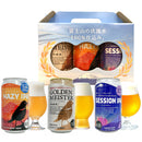 FUJI PREMIUM BREWING,3 Can Beer Tasting Set,Gift Box,K-GTS1,350ml,3 Cans,Mount Fuji Package,Japanese Craft Beer,Beer Gift Set