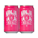 NINJA BEER Red Ale (NINJA RED ALE), Craft Beer, 350ml Cans (2 Case / 48 Cans)