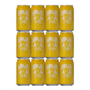 NINJA BEER LEMON (NINJA LEMON), Craft Beer, 350ml Cans (Pack of 12)