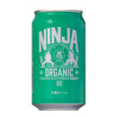 NINJA BEER ORGANIC (NINJA ORGANIC), Craft Beer, 350ml Cans (1 Case / 24 Cans)