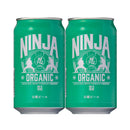 NINJA BEER ORGANIC (NINJA ORGANIC), Craft Beer, 350ml Cans (2 Case / 48 Cans)