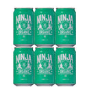NINJA BEER ORGANIC (NINJA ORGANIC), Craft Beer, 350ml Cans (Pack of 6)