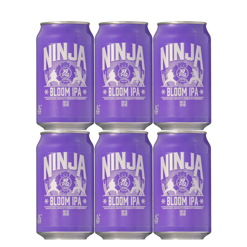 NINJA BEER IPA (NINJA IPA), Craft Beer, 350ml Cans (Pack of 6)
