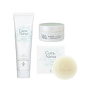 Clasuwa. Cura Natua. 3-Piece Cleanser Set [Bar Facial Soap & Gel Cleanser & Deep Moisturizing Cream]