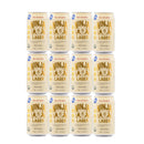 NINJA LAGER, Non-Alcoholic Beer, HALAL Certified, 350ml, 12 Cans, Japanese Beer