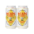 HEAPS NORMAL, Half Day Hazy, Low-Alcohol Beer, 375ml, 48 Cans, 2 Cases, Australian Beer, Low ABV Beer