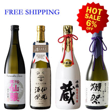 【Free Delivery】 Popular 720ml sake set (4 bottles)
