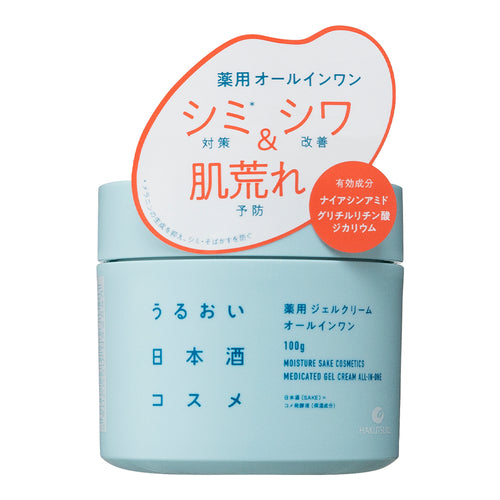 Hakutsuru Moisture Sake Cosmetics: Medicated Gel Cream All-in-one 100g