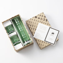 Green Bamboo Sake container 3-Piece Set